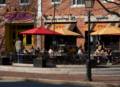 Note people eating outside and it's only March.<br />March 20, 2012 - Newburyport, Massachusetts.