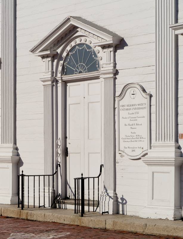 Unitarian Universalist Church on Pleasant Street<br />March 20, 2012 - Newburyport, Massachusetts.