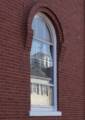 Reflection in window of the Central Congregational Church<br />March 20, 2012 - Newburyport, Massachusetts.