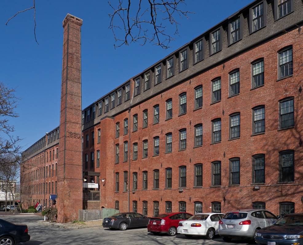 Building at Tracy Place.<br />March 26, 2012 - Newburyport, Massachusetts.