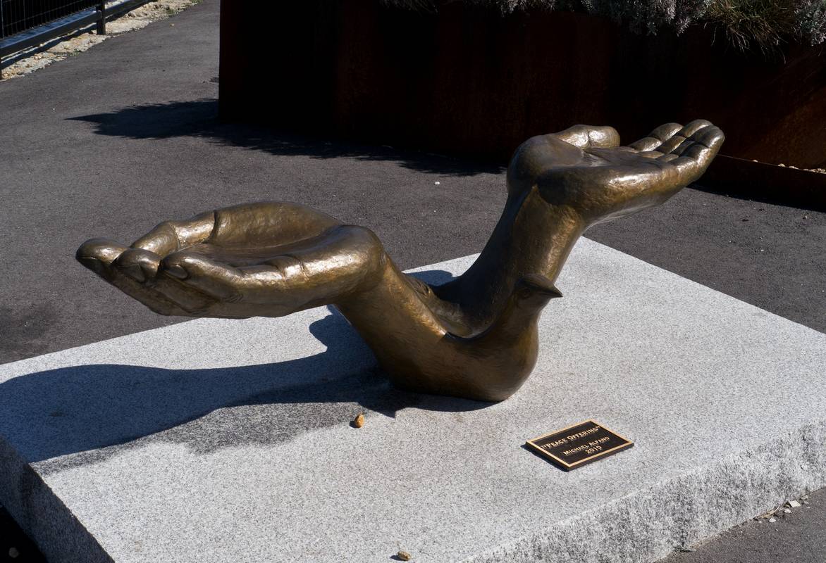 "Peace Offering", Michael Alfano, 2010.<br />March 30, 2012 - Newburyport, Massachusetts.