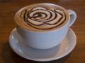 Mocca at Plum Island Coffee Roasters cafe.<br />March 30, 2012 - Newburyport, Massachusetts.