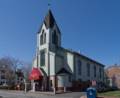 Old Green Street Baptist Church and now the Mission Oak Restaurant.<br />March 30, 2012 - Newburyport, Massachusetts.
