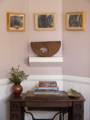 Another corner of the dining room with sculpture and drawings by Joyce.<br />April 1, 2012 - Merrimac, Massachusetts.