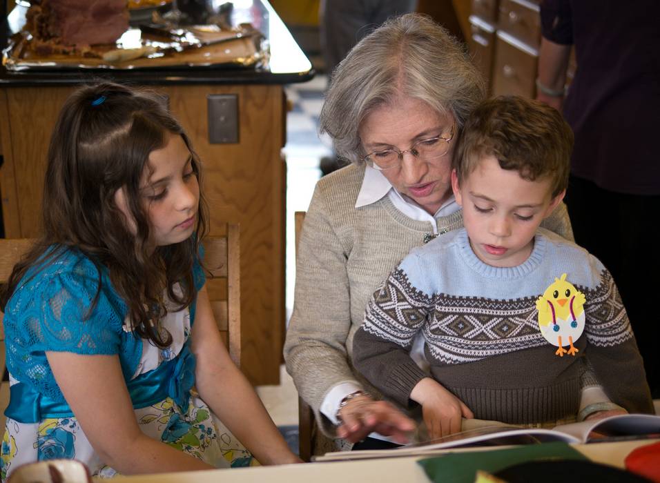 Miranda, Joyce, and Matthew.<br />April 8, 2012 - Easter dinner at Paul and Norma's in Tewksbury, Massachusetts.