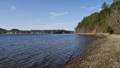 Merrimack River.<br />April 13, 2012 - Maudslay State Park, Newburyport, Massachusetts