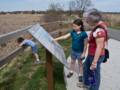 Matthew, Miranda, and Joyce.<br />Along Old Eastern Marsh Trail.<br />April 15, 2012 - Salisbury, Massachusetts.