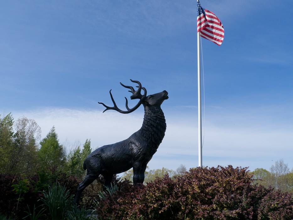 World War II memorial.<br />April 28, 2012 - Winnekenni Park, Haverhill, Massachusetts.