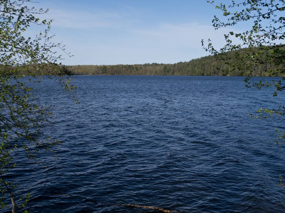 Kenoza Lake.<br />April 28, 2012 - Winnekenni Park, Haverhill, Massachusetts.