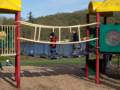 Matthew running on the suspended bridge.<br />April 28, 2012 - Winnekenni Park, Haverhill, Massachusetts.