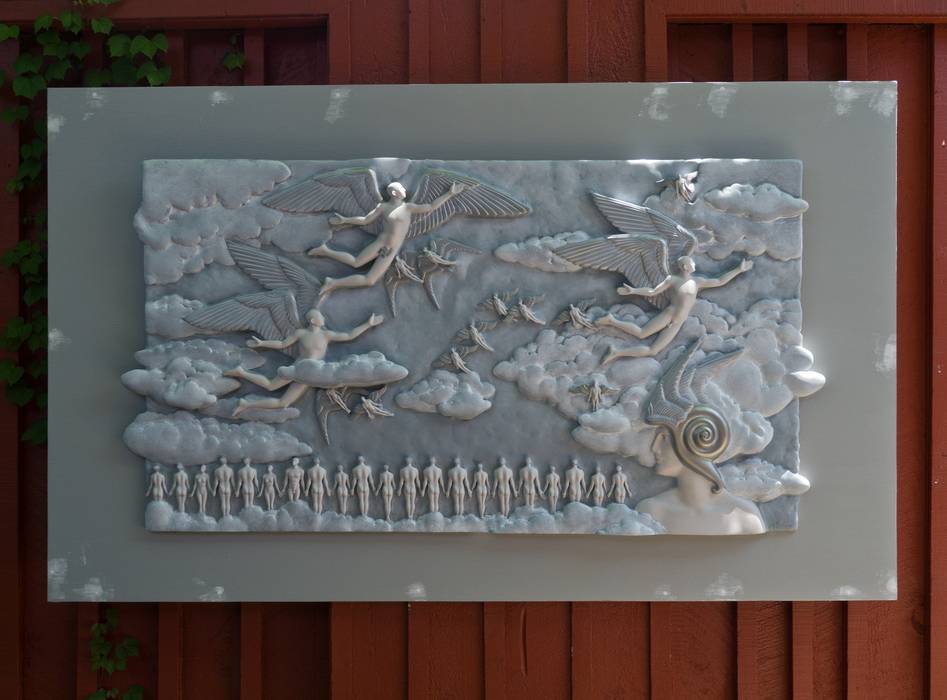 A piece by Lindlay Briggs.<br />May 19, 2012 - At the Barn Gallery in Ogunquit, Maine.