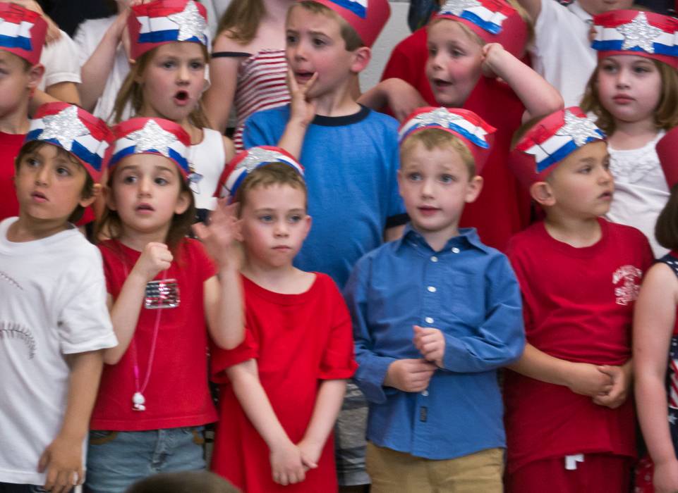 Matthew among his classmates.<br />Memorial Day concert at Miranda's and Matthew's school.<br />May 23, 2012 - Henry P Clough School, Mendon, Massachusetts.