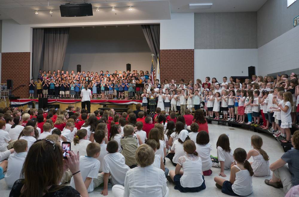 Memorial Day concert at Miranda's and Matthew's school.<br />May 23, 2012 - Henry P Clough School, Mendon, Massachusetts.