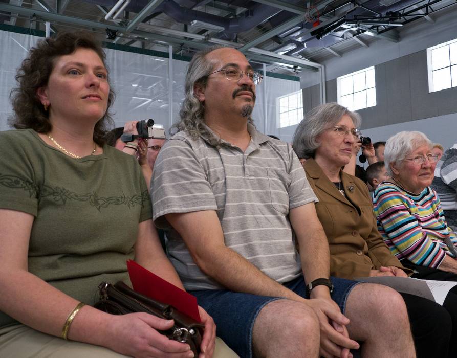 Holly, Carl, Joyce, and Marie.<br />Memorial Day concert at Miranda's and Matthew's school.<br />May 23, 2012 - Henry P Clough School, Mendon, Massachusetts.