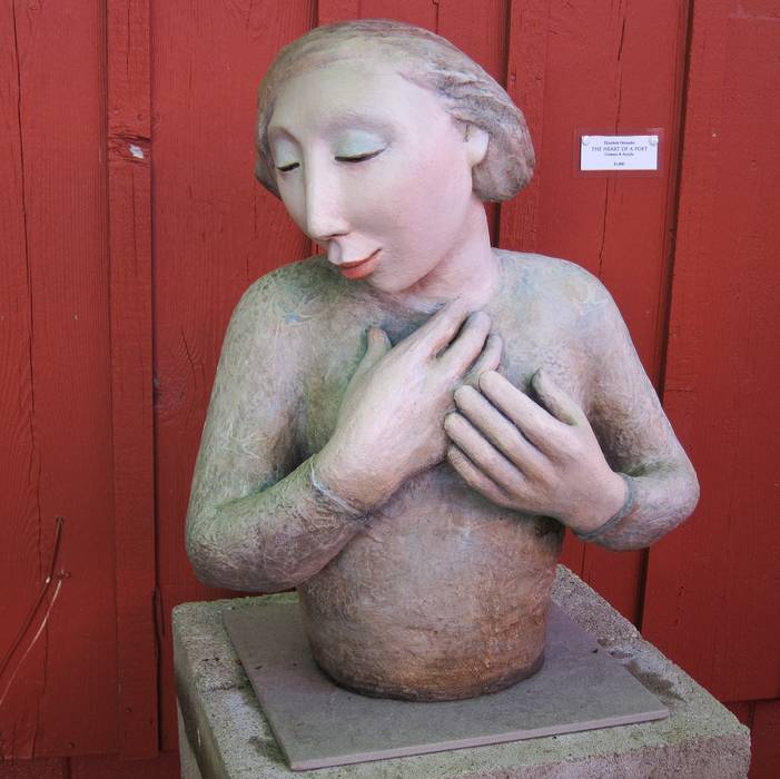Elizabeth Ostrander's "The Heart of a Poet".<br />New season opening reception.<br />May 26, 2012 - Barn Gallery, Ogunquit, Maine.