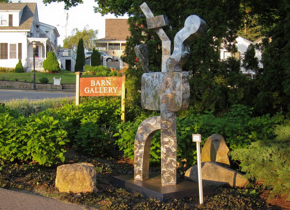Scupture by John Weidman.<br />New season opening reception.<br />May 26, 2012 - Barn Gallery, Ogunquit, Maine.