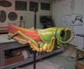 A grasshopper for the carousel.<br />May 27, 2012 - At Jeff and Lindley's in Newburyport, Massachusetts.