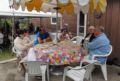 Inga and grandson Eric, who came all the way from Iceland, Colombian friend Ana, and Latvian friends Edite and Uldis.