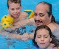 Grandson Carl with his children Miranda and Matthew.