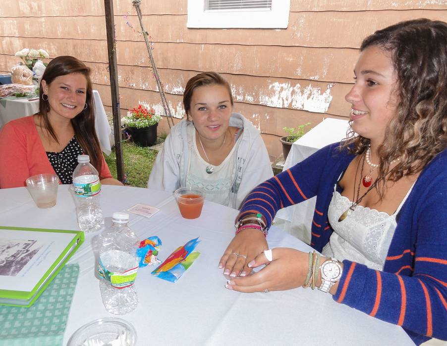 Granddaughters Laura, Hannah, and Marissa..