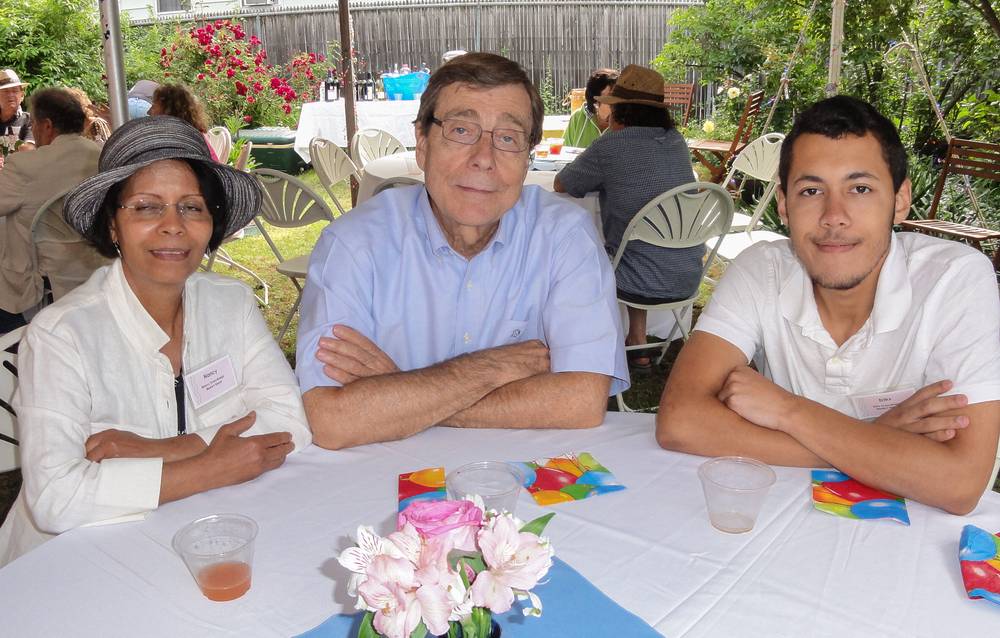 Uldis' cousin Juris with his wife Nancy and their son Eriks, who came all the way from New Jersey.