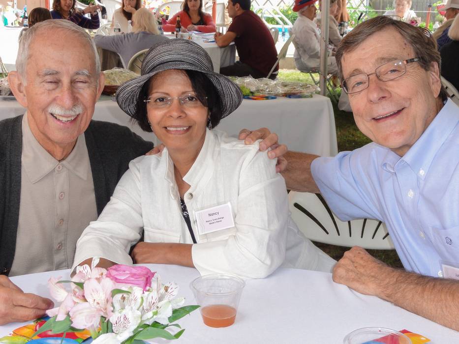 Son-in-law Egils' brother-in-law Ronnie, with Nancy and Juris.