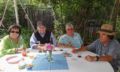 Next door neighbors Janice and Jack with daughter Norma and her husband Paul.