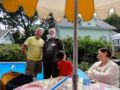 Friend Jim, son-in-law Egils, greatgrandson Markus, and his mother Inga.