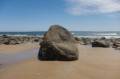 .The rock, with much more sand around it.<br />June 14, 2012 - Sandy Point State Reservation, Plum Island, Massachusetts.