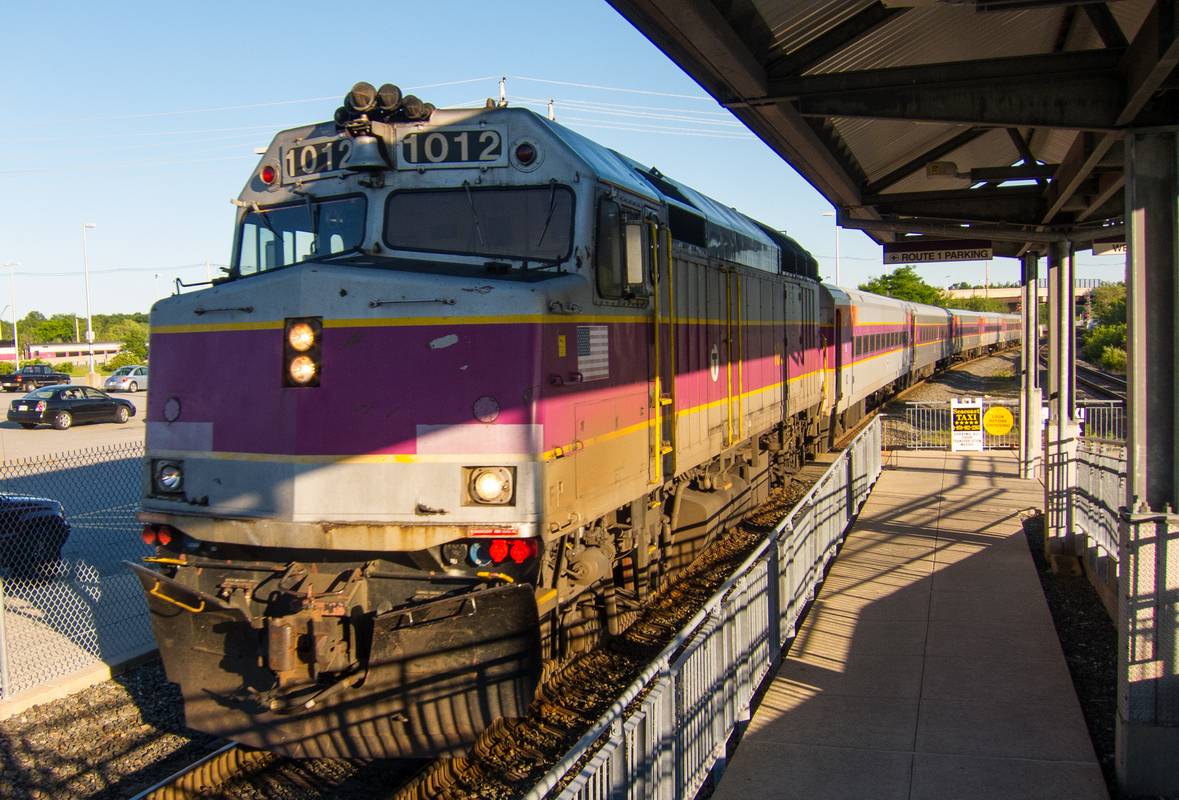 Inga and Dagbjrt arriving on train  from a day of shopping in Boston.<br />June 14, 2012 - Newburyport, Massachusetts.