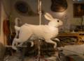 A bunny for the same carousel.<br />July 23, 2012 - At Lindley and Jeff's in Newburyport, Massachusetts.