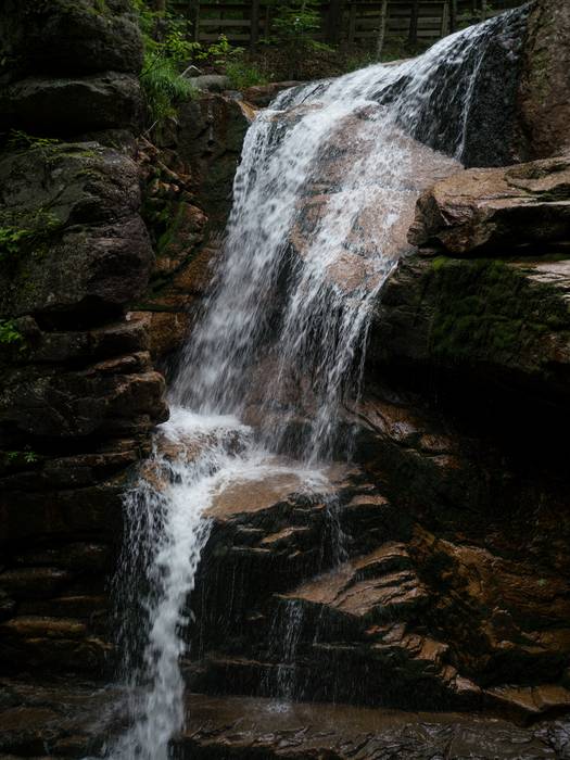 Avalanche Falls?<br />July 26, 2012 - At The Flume in Franconia Notch, New Hampshire.
