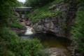 The pool and the bridge.<br />July 26, 2012 - At The Flume in Franconia Notch, New Hampshire.