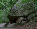 An erratic.<br />July 26, 2012 - At The Flume in Franconia Notch, New Hampshire.