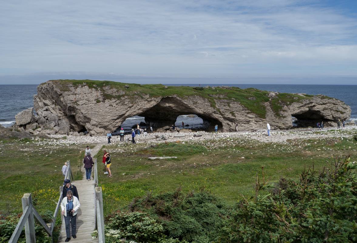 July 8, 2012 -The Arches Provincial Park, Portland Creek, Newfoundland, Canada