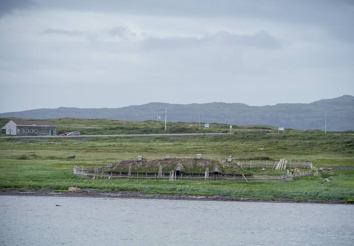 One more view of the reconstructed Norse settlement.<br />July 9, 2012 - L'Anse aux Meadows National Historic Site, Newfoundland, Canada.
