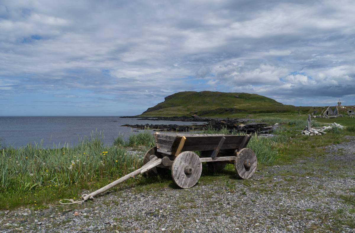 July 9, 2012 - Norstead Viking Village, L'Anse aux Meadows, Newfoundland, Canada.
