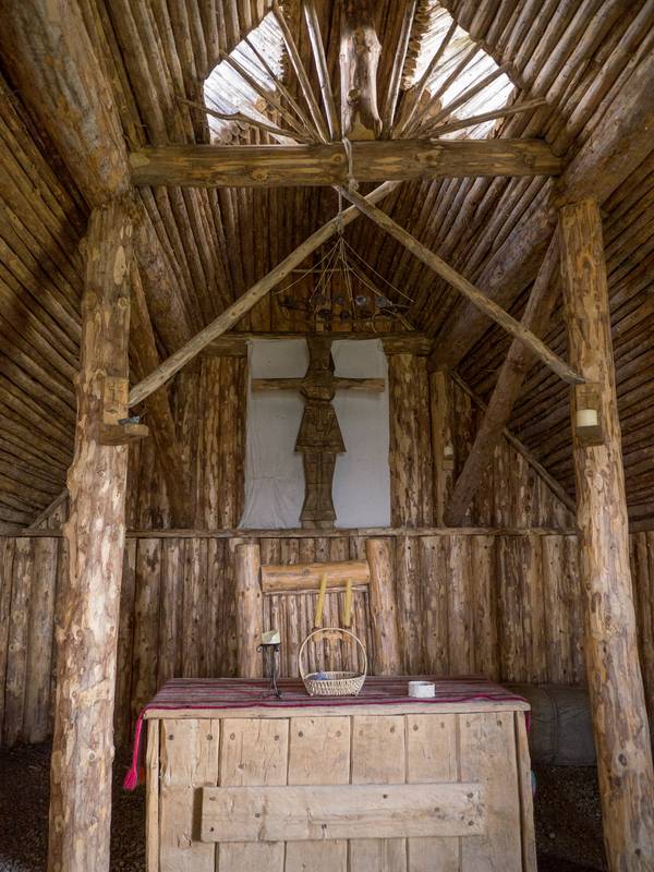 July 9, 2012 - Norstead Viking Village, L'Anse aux Meadows, Newfoundland, Canada.