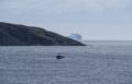 Tourboat returning from visiting the iceberb.<br />July 10, 2012 - St. Anthony, Newfoundland, Canada.