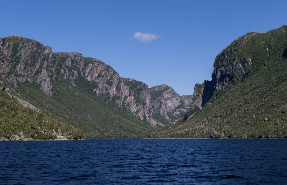 July 13, 2012 - Western Brook Pond, Gros Morne National Park, Newfoundland, Canada.