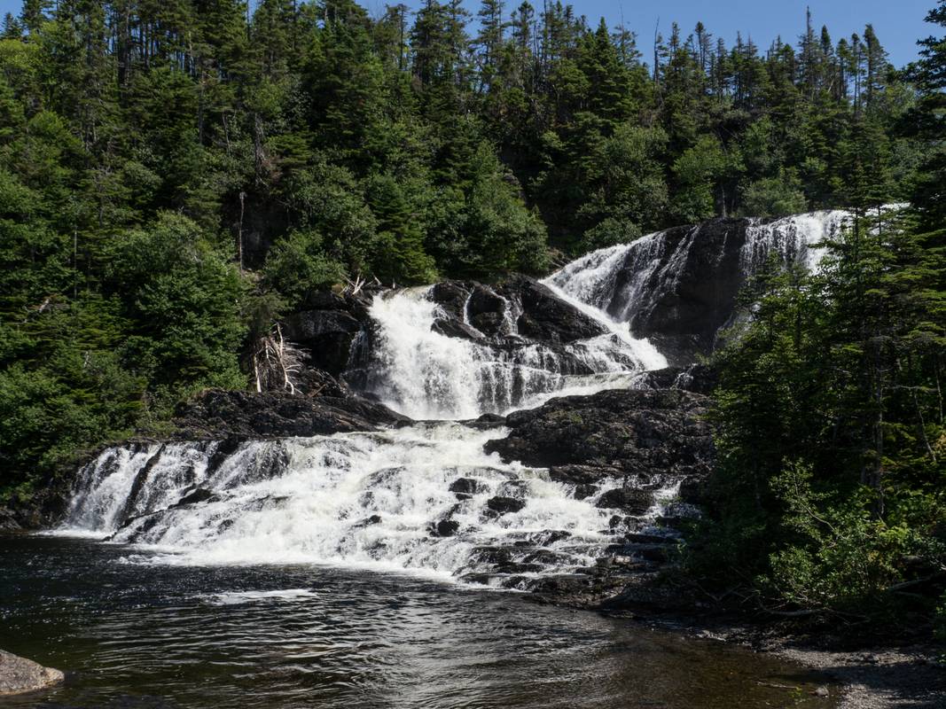 Along Baker's Brook Falls trail.<br />July 14, 2012 - Gros Morne National Park, Newfoundland, Canada.
