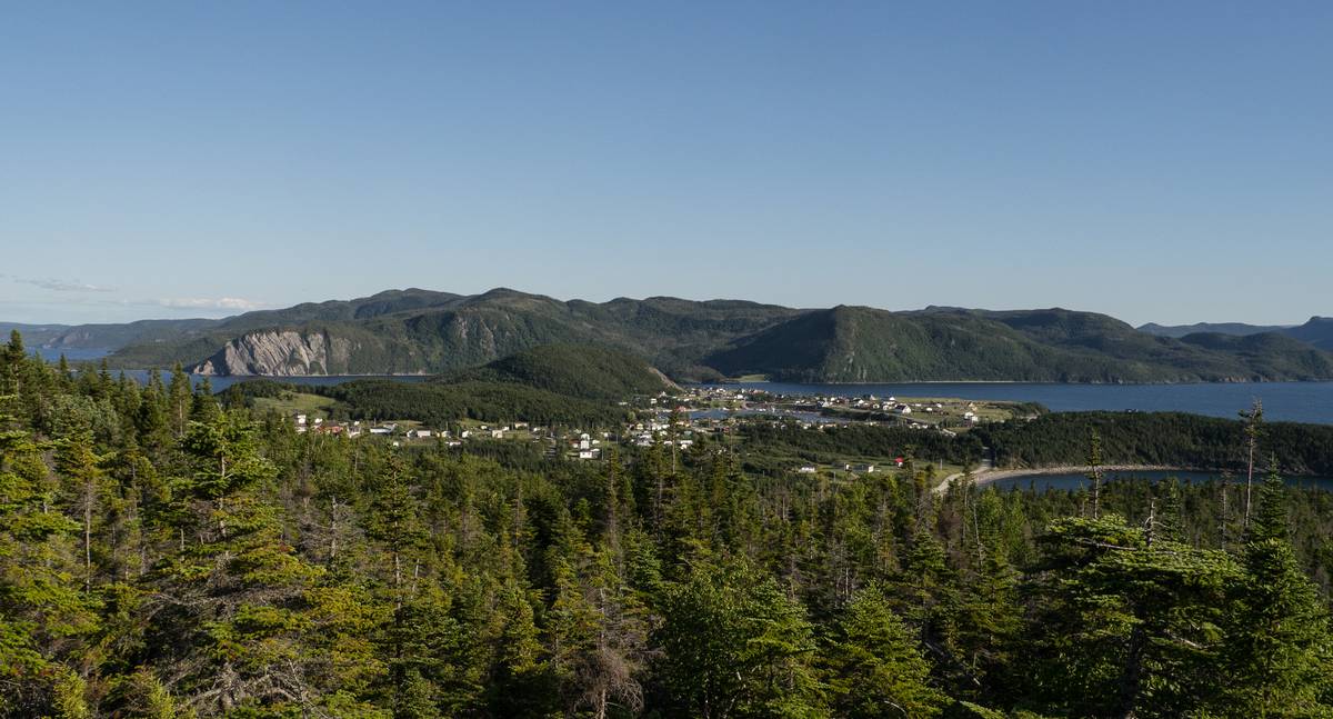 View from Jenniex House lookout point.<br />July 14, 2012 - Norris Point, Newfoundland, Canada.