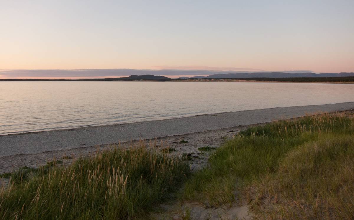 Beach at Shallow Bay, Gros Morne National Park.<br />June 14, 2012 - Just north of Cow Head, Newfoundland, Canada.