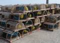 Lobster traps.<br />July 15, 2012 - Codroy, Newfoundland, Canada.