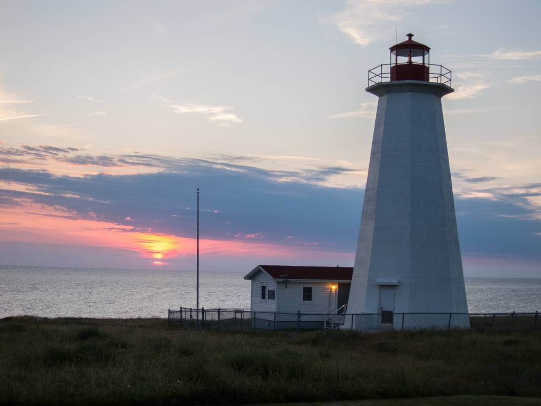 Lighthouse.<br />July 15 - Cape Anguille, Newfoundland, Canada.