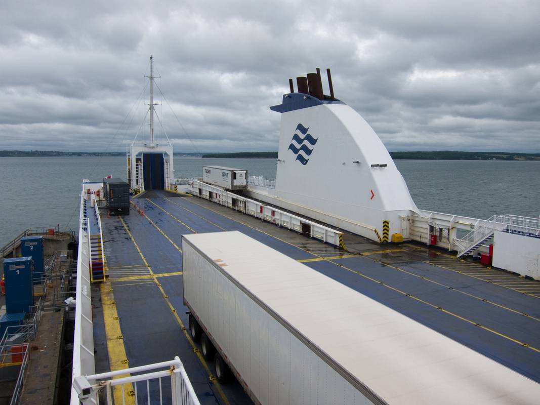 July 16, 2012 - On ferry near North Sydney, Nova Scotia, Canada.