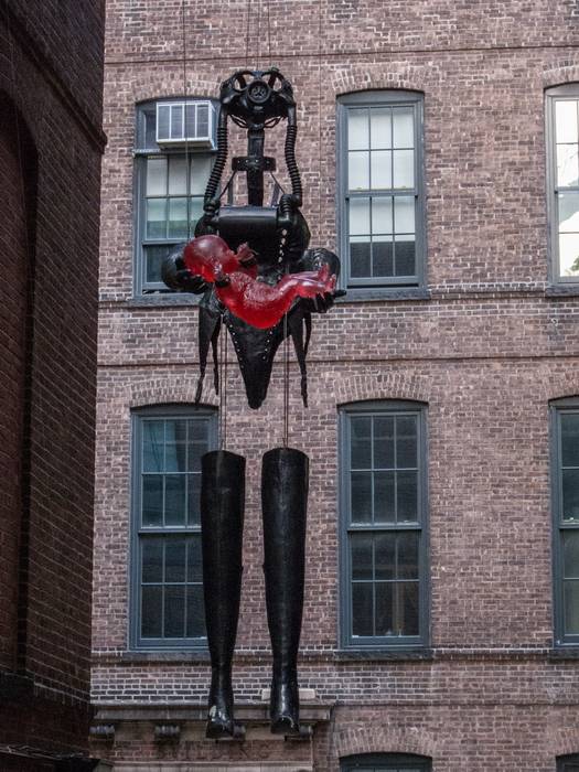 Marsha Pels: 'Virgin and Child, Pieta'.<br />August 2, 2012 - Pratt Institute, Brooklyn, New York.