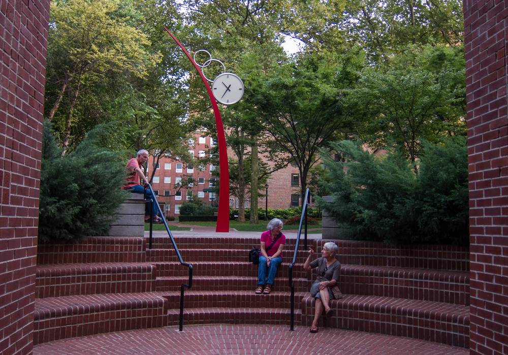 Ronnie, Joyce, and Baiba.<br />August 2, 2012 - Pratt Institute, Brooklyn, New York.