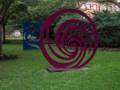 Two works by Jack Youngerman.<br />August 2, 2012 - Pratt Institute, Brooklyn, New York.