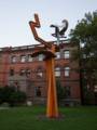 Sculpture by Mark di Suvero.<br />August 2, 2012 - Pratt Institute, Brooklyn, New York.